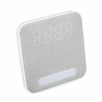 Радиобудильник Harper HCLK-2060, LED, питание от сети, бело-серый