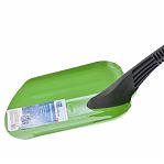 Лопата для снега Сибртех 61623 автомобильная, пластиковый черенок, ковш сталь