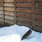 Лопата для снега Центроинструмент Finland 1539, скрепер, пластик, 540х700 мм