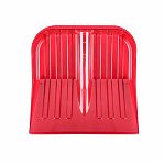 Лопата для снега Альтернатива 206856, поликарбонат, без черенка, 420х430 мм