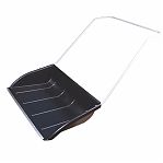 Лопата для снега Альтернатива 226886, скрепер, с металлической ручкой, 277х730х1305 мм