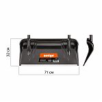 Лопата для снега Amigo 78002 скрепер, с металлическим черенком, 320х710х1260 мм