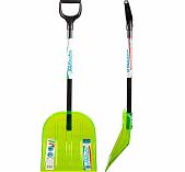 Лопата для снега ЦентроИнструмент Felicita 2472 автомобильная, поликарбонат, стальной черенок, 106 см