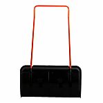 Лопата для снега Центроинструмент Бедуин ЦИ 0365, алюминиевая рукоятка, пластик, скрепер