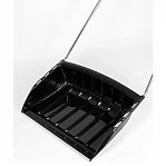 Лопата для снега Plantic Snow 12007-01 выпуклая форма ковша, алюминиевый черенок, полипропилен