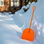 Лопата для снега Lucky Way LBPKS007  ПК №4  черенок стальной, поликарбонат 