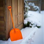 Лопата для снега Lucky Way LBPKS007  ПК №4  черенок стальной, поликарбонат 