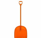 Лопата для снега Lucky Way LBPKS007  ПК №4  черенок стальной, поликарбонат 