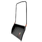 Лопата для снега ЦентроИнструмент Finland Lux Quality 2544, металлическая рукоятка, пластик, скрепер