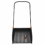 Лопата для снега ЦентроИнструмент Finland Lux Quality 2544, металлическая рукоятка, пластик, скрепер