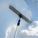 Скребок для снега с крыш, телескопическая рукоятка 226-600 см, алюминий, пластик