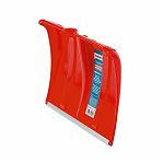 Лопата для снега Сибин ЛП-380, 421832, закругленная форма ковша, без черенка, пластик