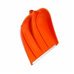 Лопата для снега Сибин ЛП-410, 421834, закругленная форма ковша, без черенка, пластик