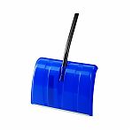 Лопата для снега Сибин ЛПА-500, 421847, пластиковая, с алюминиевым черенком, 500 мм