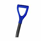 Лопата для снега Сибин ЛПА-500, 421847, пластиковая, с алюминиевым черенком, 500 мм