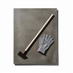 Ледоруб-скребок 243735, деревянный черенок, лезвие из металла, длина 1300 мм