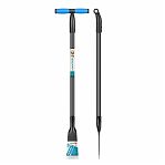 Ледоруб Центроинструмент Нокаут 1221, Т-образная ручка, закаленная сталь, длина 1270 мм