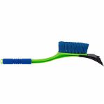 Щетка-сметка для снега Сибртех 55317 со съемным скребком, автомобильная, мягкая рукоятка, 540 мм