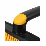 Щетка-сметка для снега Denzel 55326 со скребком, телескопическая, автомобильная, пластик, 750-1120 мм