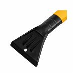 Щетка-сметка для снега Denzel 55326 со скребком, телескопическая, автомобильная, пластик, 750-1120 мм