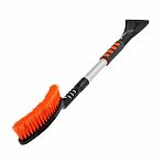 Щётка-сметка для снега Stels 55304, со скребком, телескопическая, автомобильная, пластик, 725-1005 мм