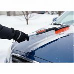 Щётка-сметка для снега Stels 55304, со скребком, телескопическая, автомобильная, пластик, 725-1005 мм