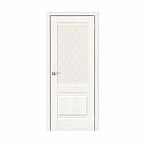 Дверь Прима-3 White Dreamline White Crystal ДO60, 153-0203, 2000x600 мм, межкомнатная, с экошпоном и стеклом