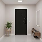 Дверь металлическая Bravo Эконом Optim 033-2714, серый клен, антик медный, 205х86 L