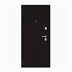 Дверь металлическая Bravo Эконом Optim 033-2714, серый клен, антик медный, 205х86 L