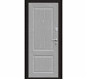 Дверь металлическая Bravo Эконом Optim 033-2717, серый клен, антик медный, 205х96 R