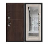 Дверь металлическая Bravo R3 Almon, Cappuccino Melinga, Лунный камень 205х86L (033-2686)
