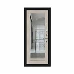 Дверь металлическая Bravo R3 Almon, Cappuccino Melinga, Лунный камень 205х86L (033-2686)