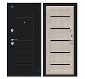 Дверь металлическая Bravo R3, Cappuccino Melinga, Букле черное 205х96L (033-2648)