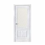 Дверь Прима-3 White Dreamline White Crystal ДO60, 153-0203, 2000x600 мм, межкомнатная, с экошпоном и стеклом