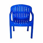 Кресло Стандарт Пластик Летнее, 110-0005, 48х61х81 мм, пластиковое, цвет синий