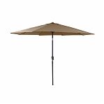 Зонт садовый C080017, 2700х2700 мм, с подставкой 120х510х510 мм, цвет бежевый, полиэстер, металл