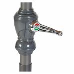 Зонт садовый C080017, 2700х2700 мм, с подставкой 120х510х510 мм, цвет бежевый, полиэстер, металл