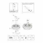 Зонт садовый C080017, 2700х2700 мм, с подставкой 120х510х510 мм, цвет бежевый, полиэстер, металл