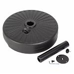 Зонт садовый C080017, 2700х2700 мм, с подставкой 120х510х510 мм, цвет бежевый, полиэстер, металл