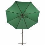 Зонт садовый C080015, с регулировкой наклона, зеленый, 2500х3000х3000 мм, полиэстер, металл 