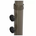 Зонт садовый C080015, с регулировкой наклона, зеленый, 2500х3000х3000 мм, полиэстер, металл 