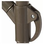 Зонт садовый C080015, с регулировкой наклона, зеленый, 2500х3000х3000 мм, полиэстер, металл 