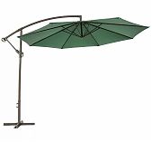 Зонт садовый C080015, с регулировкой наклона, зеленый, 2500х3000х3000 мм, полиэстер, металл 