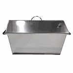 Коптильня горячего копчения ЭЛИТ Мини, крышка домиком, 200х200х400 мм, 16 л, нержавеющая сталь