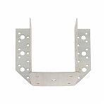 Опора бруса раскрытая А-ОВR_R-100/140, оцинкованная, 1.8х100х140 мм