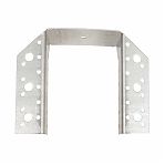 Опора бруса раскрытая А-ОВR_R-100/140, оцинкованная, 1.8х100х140 мм