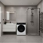 Стиральная машина Willmark WMF-9521LG, 9.5 кг, фронтальная, цвет белый