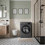 Стиральная машина LG F2Y1WS6J Inverter Direct Drive, 6.5 кг, фронтальная, 1200 об/мин, цвет графит