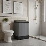 Стиральная машина Willmark WMS-75GB, 7.5 кг, фронтальная загрузка, 1350 об/мин, серая