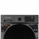 Машина стиральная фронтальная Willmark WMF-7522LG Inverter Direct Drive, автомат, 1200 об/мин, 7.5 кг, графитовый